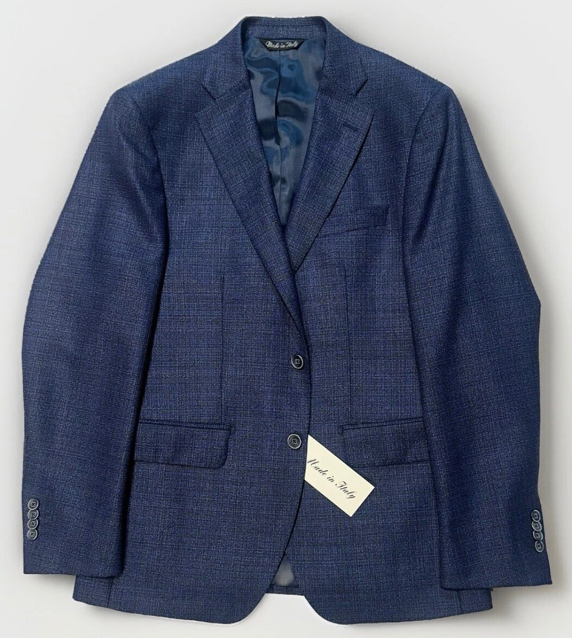 $1795 NEW 38 R SPORT COAT JACKET VERO UOMO BLUE REDA NATURAL COMFORT ITALY 38R