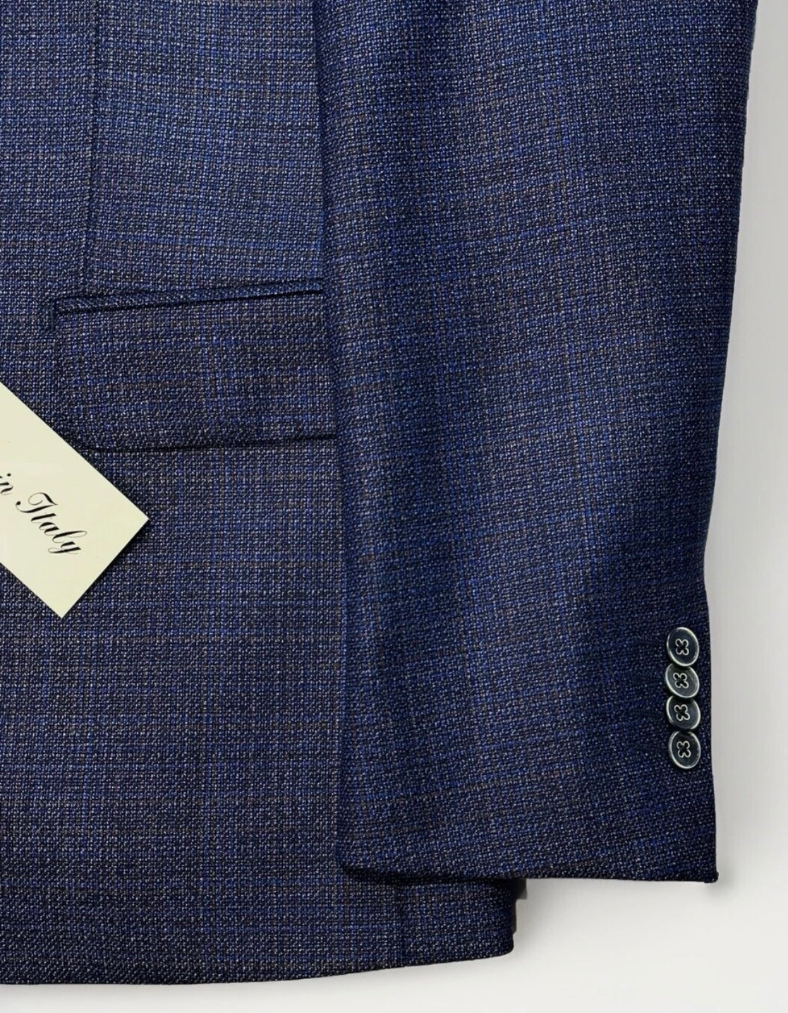 $1795 NEW 38 R SPORT COAT JACKET VERO UOMO BLUE REDA NATURAL COMFORT ITALY 38R