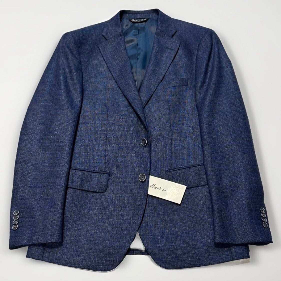 $1795 NEW 38 R SPORT COAT JACKET VERO UOMO BLUE REDA NATURAL COMFORT ITALY 38R