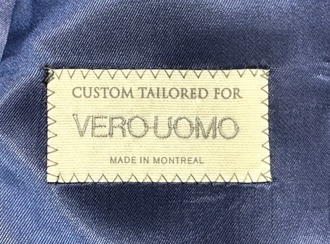 $1895 NEW 44 R VERO UOMO PRIVATE LABEL HANDMADE SPORTCOAT JACKET ITALY WOOL CASHMERE