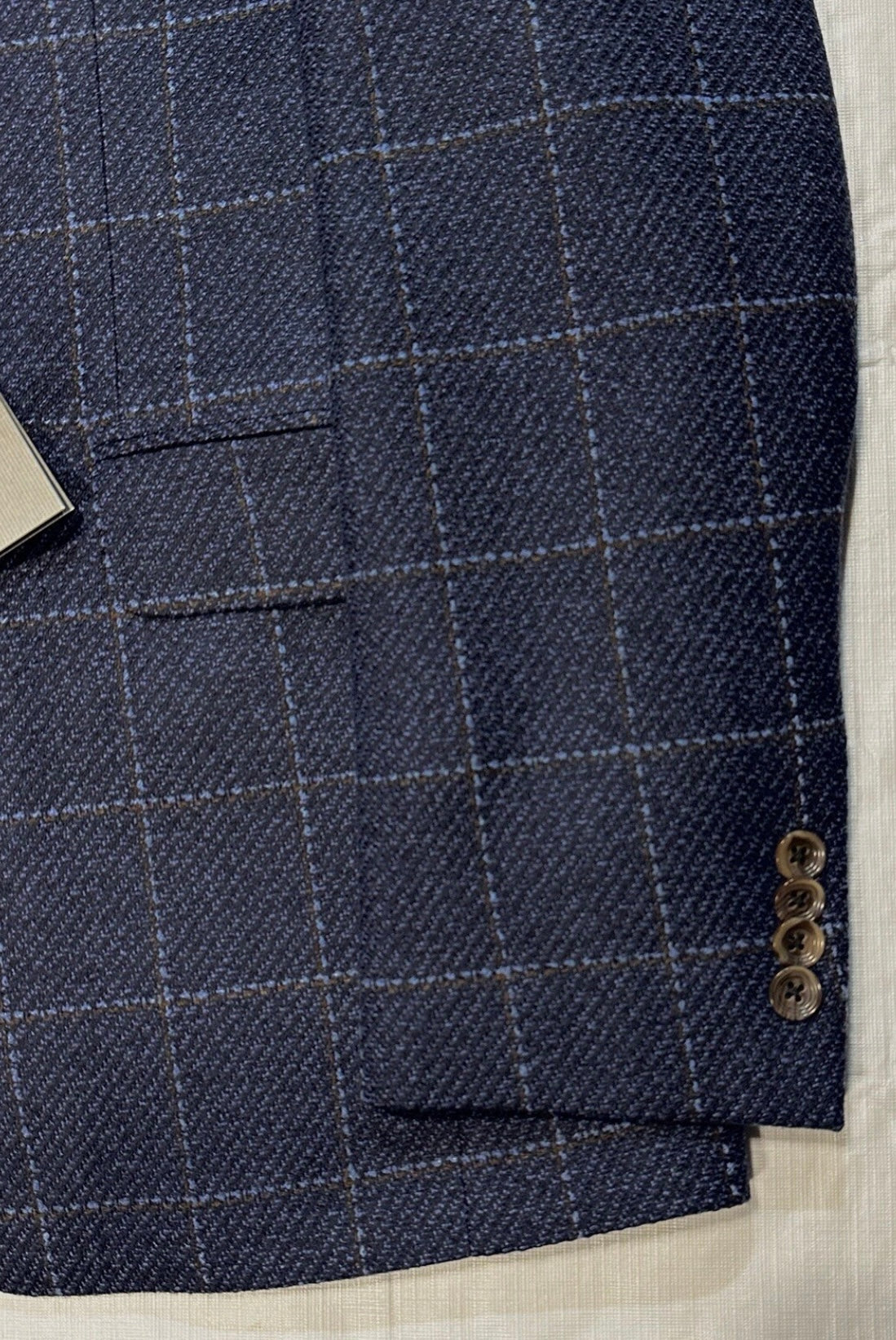 $1895 NEW 44 R VERO UOMO PRIVATE LABEL HANDMADE SPORTCOAT JACKET ITALY WOOL CASHMERE
