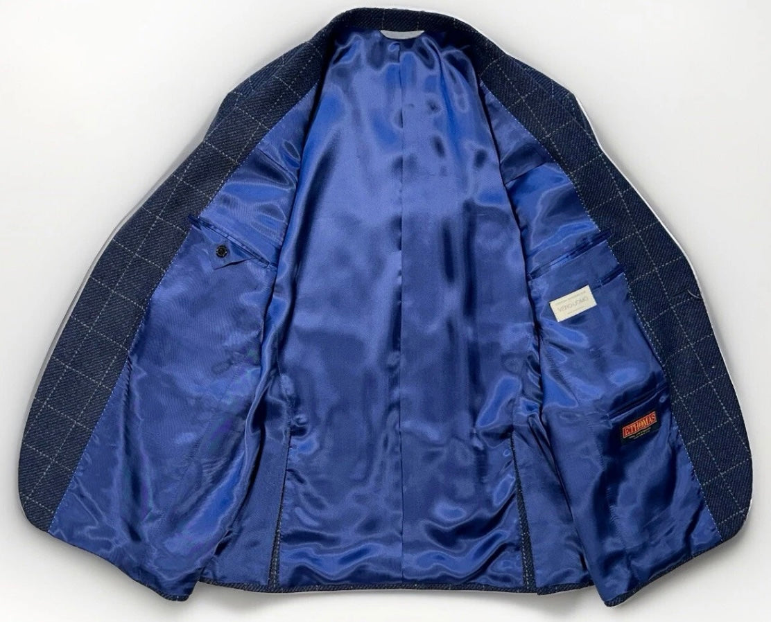 $1895 NEW 46 R VERO UOMO PRIVATE LABEL HANDMADE SPORTCOAT JACKET ITALY WOOL CASHMERE