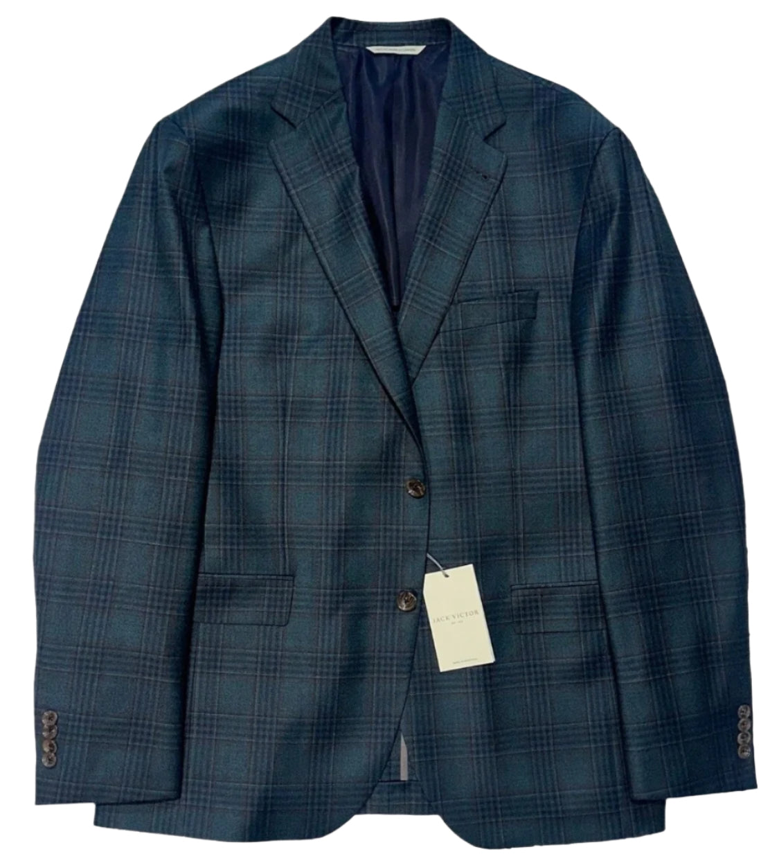 $1995 NEW JACK VICTOR SPORTCOAT JACKET 38 R SUPER 130’S ITALIAN WOOL GREEN 38R