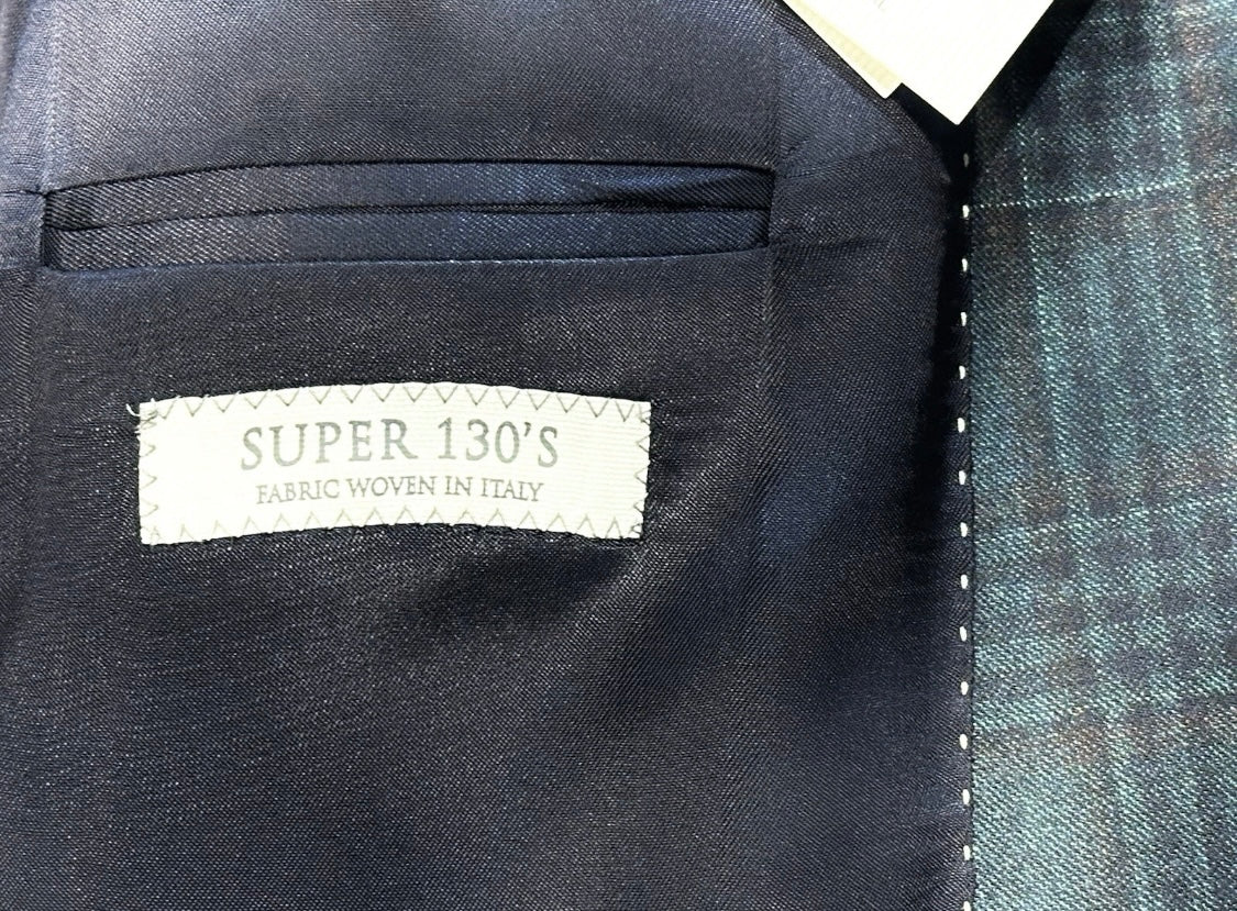 $1995 NEW JACK VICTOR SPORTCOAT JACKET 43 R SUPER 130’S ITALIAN WOOL GREEN 43R