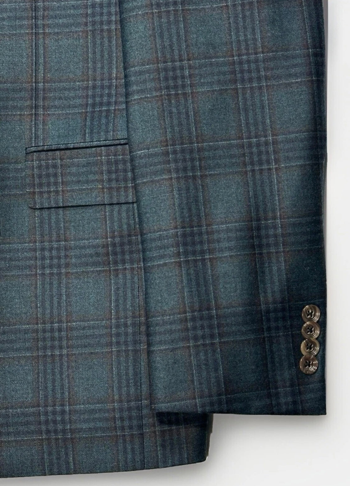 $1995 NEW JACK VICTOR SPORTCOAT JACKET 43 R SUPER 130’S ITALIAN WOOL GREEN 43R