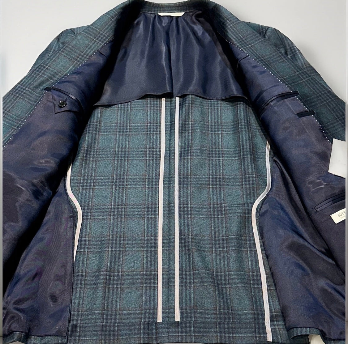 $1995 NEW JACK VICTOR SPORTCOAT JACKET 43 R SUPER 130’S ITALIAN WOOL GREEN 43R