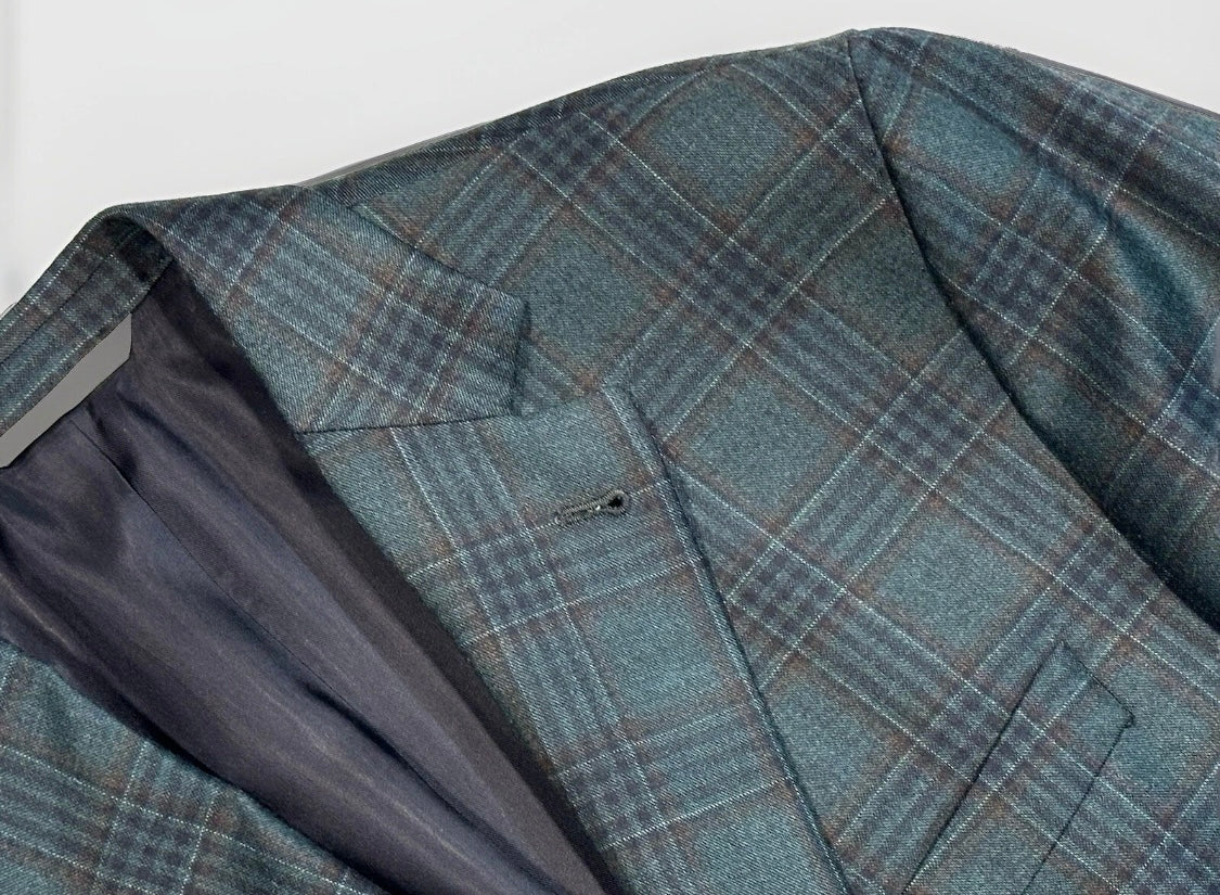 $1995 NEW JACK VICTOR SPORTCOAT JACKET 43 R SUPER 130’S ITALIAN WOOL GREEN 43R