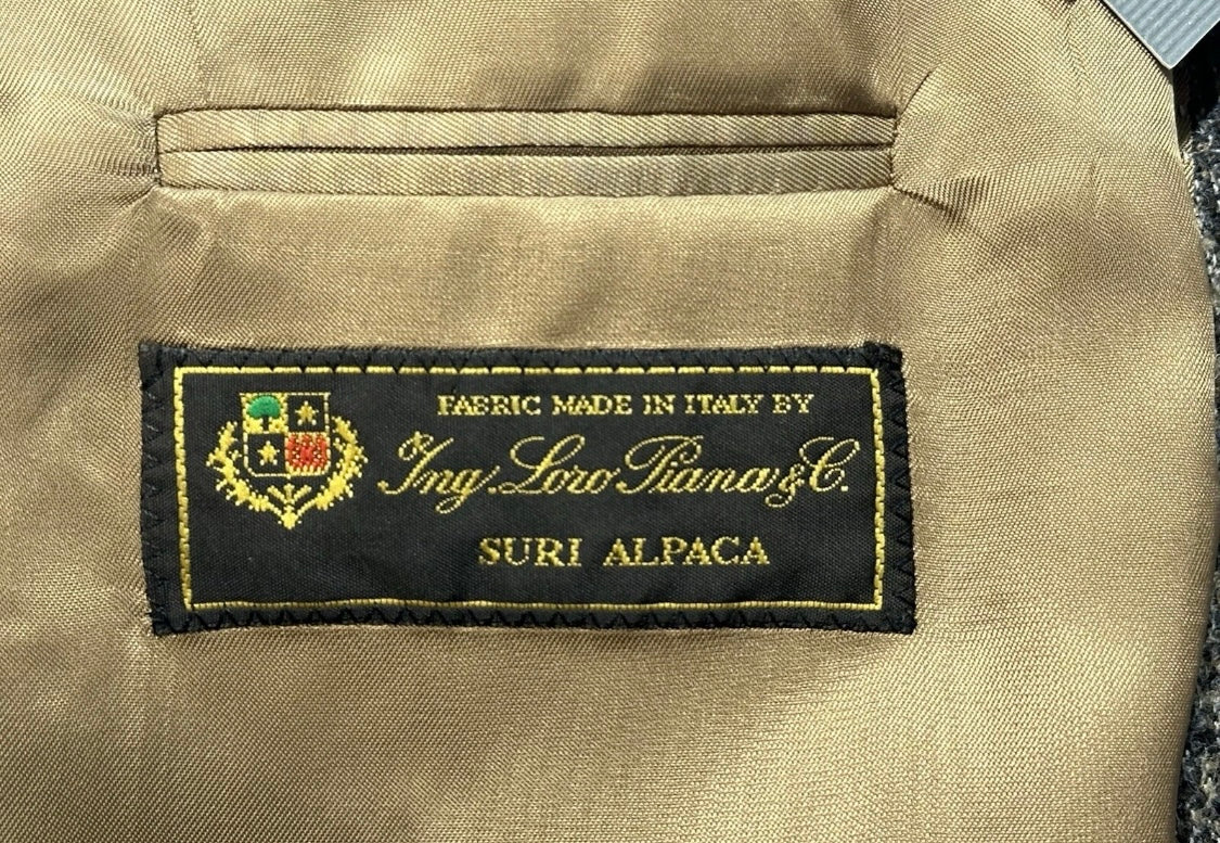 $2995 NEW 48 R LORO PIANA SURI ALPACA VERO UOMO HANDMADE SPORTCOAT JACKET 46 R