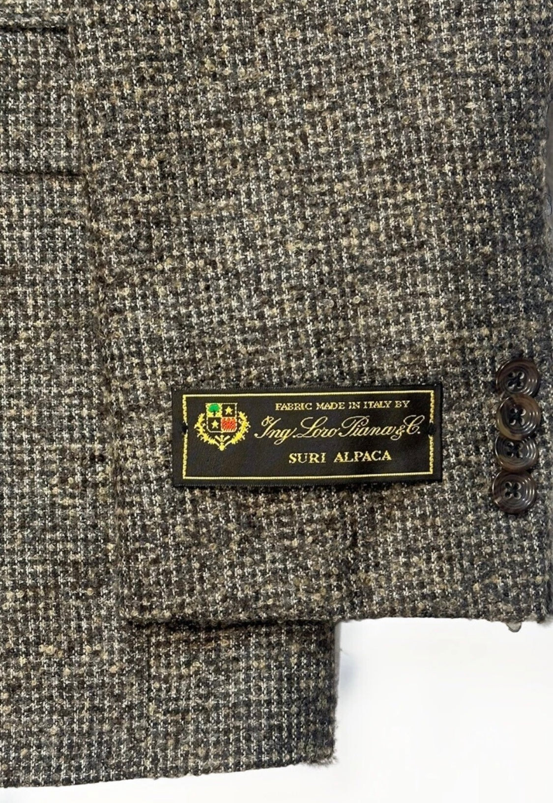 $2995 NEW 48 R LORO PIANA SURI ALPACA VERO UOMO HANDMADE SPORTCOAT JACKET 46 R