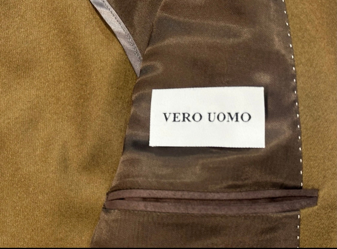 $2250 NEW 46 R 100% CASHMERE HANDMADE SPORTCOAT JACKET SLIM FIT 46R 44R VICUÑA
