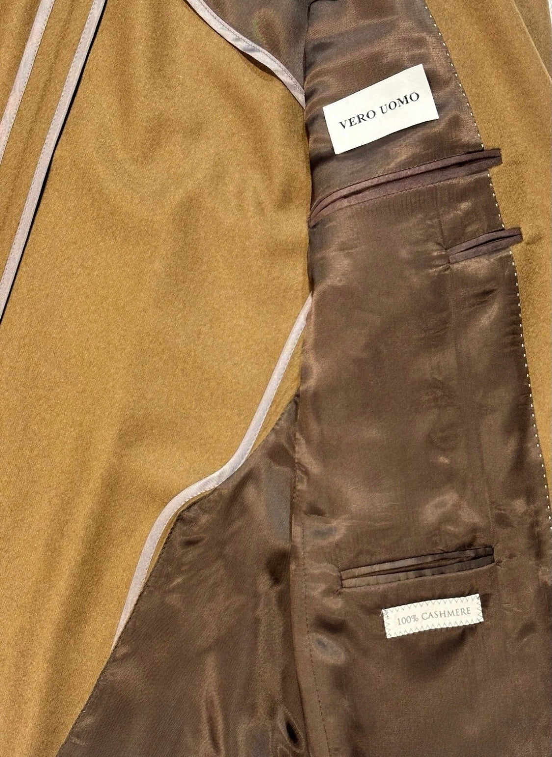 $2250 NEW 46 R 100% CASHMERE HANDMADE SPORTCOAT JACKET SLIM FIT 46R 44R VICUÑA