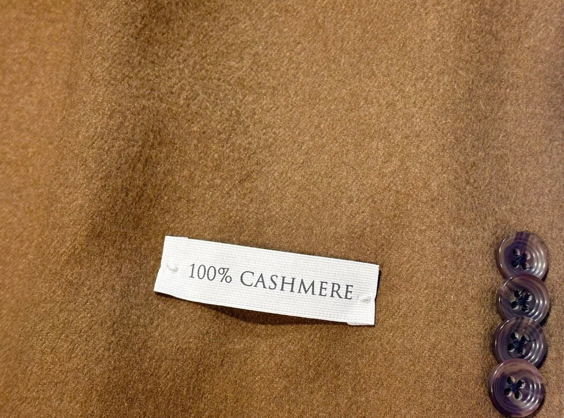 $2250 NEW 46 R 100% CASHMERE HANDMADE SPORTCOAT JACKET SLIM FIT 46R 44R VICUÑA