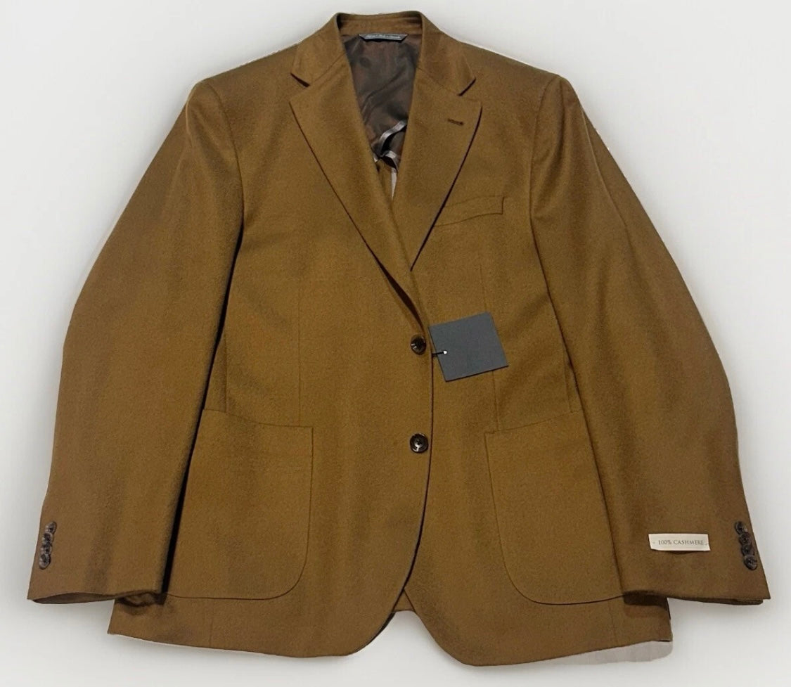 $2250 NEW 46 R 100% CASHMERE HANDMADE SPORTCOAT JACKET SLIM FIT 46R 44R VICUÑA