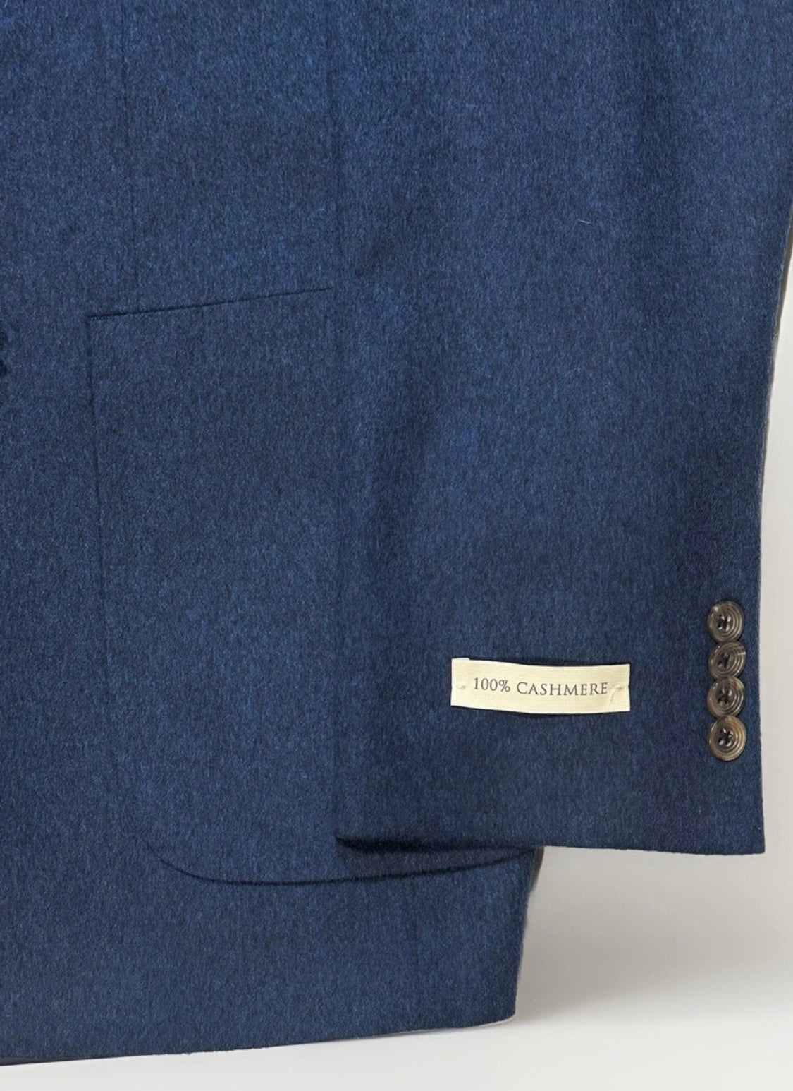 $1950 NEW 48 R 100% CASHMERE HANDMADE SPORTCOAT JACKET SLIM FIT 48R BLUE BLACK