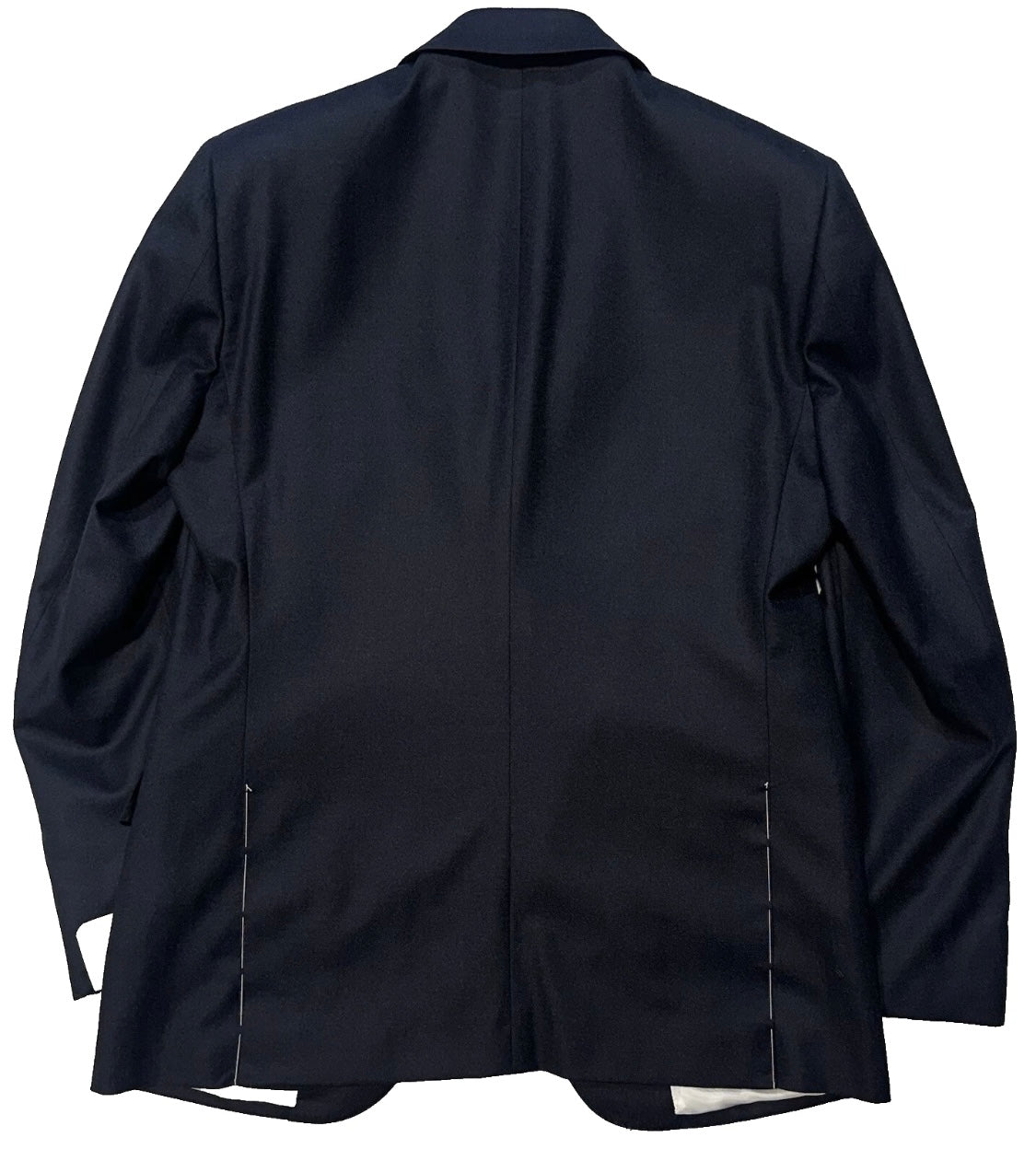 $4995 NEW EU 50 / FITS US 38R 40R BELVEST SUIT 3 PC FULLY HANDMADE MIDNIGHT NAVY JACKET VEST PANTS 38 R 40 R
