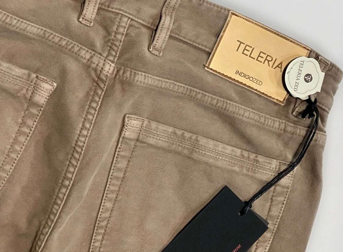 $325 NEW 32 TELERIA ZED INDIGOZED ITALY JEANS CUT 5 POCKET PANTS SOFT VINTAGE WASH
