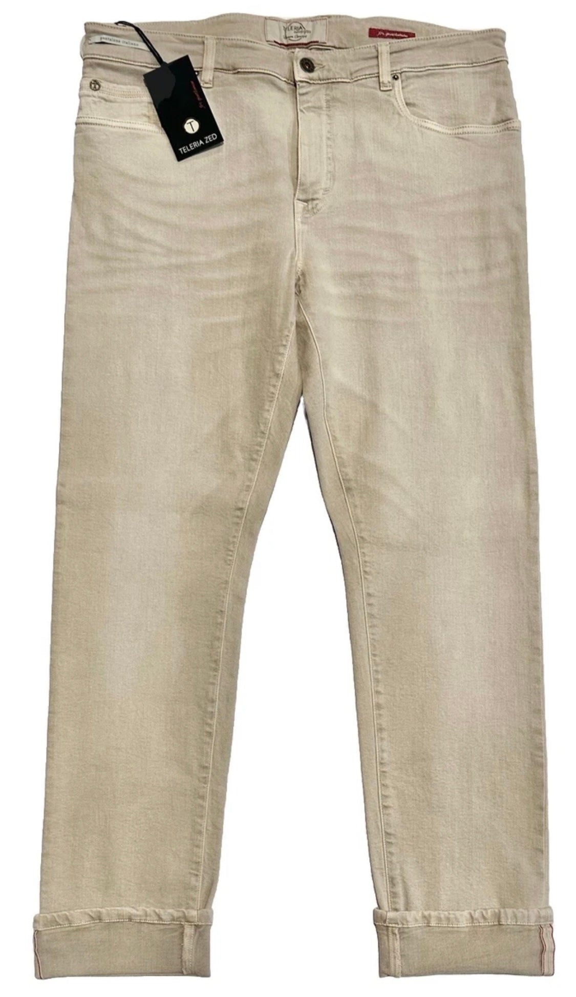 $450 NEW 31 FITS 32 TELERIA ZED INDIGOZED ITALY 5 POCKET SELVEDGE JEANS PANTS