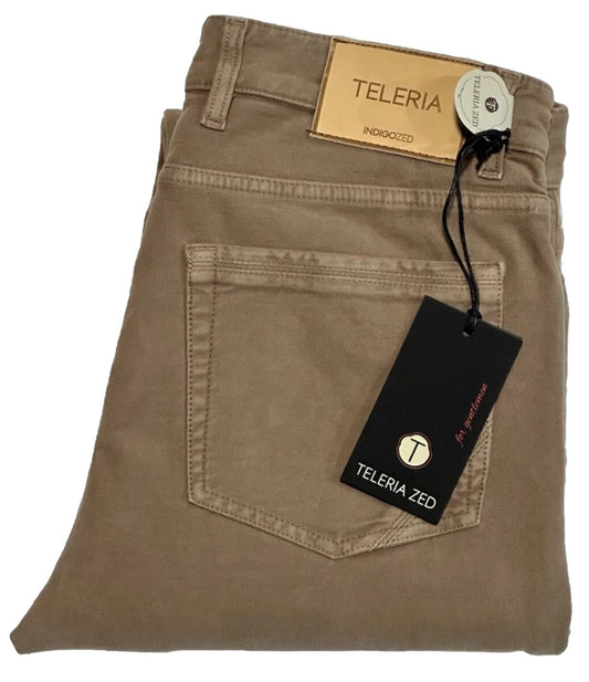 $325 NEW 32 TELERIA ZED INDIGOZED ITALY JEANS CUT 5 POCKET PANTS SOFT VINTAGE WASH