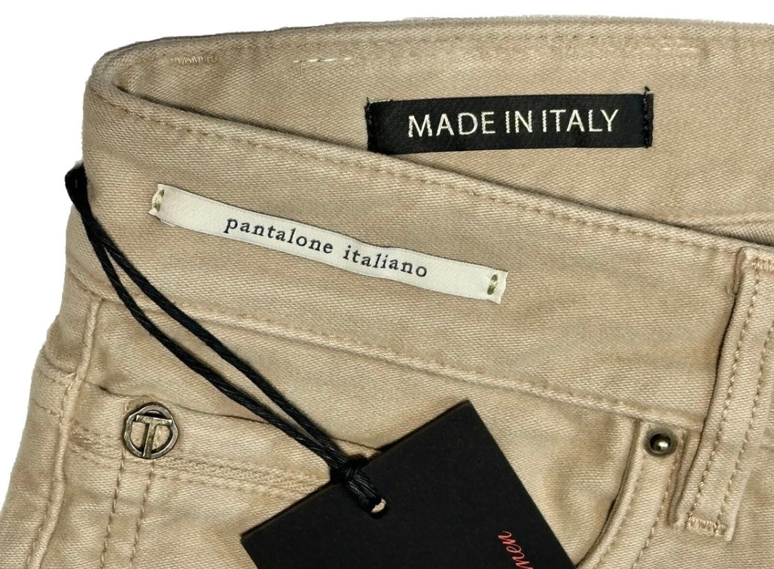 $325 NEW 31 TELERIA ZED VERO UOMO ITALY JEANS CUT 5 POCKET PANTS VINTAGE WASH