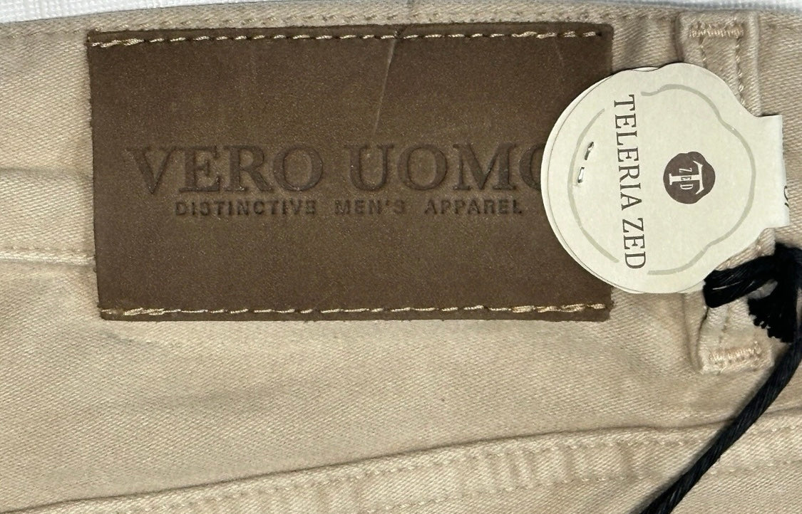 $325 NEW 31 TELERIA ZED VERO UOMO ITALY JEANS CUT 5 POCKET PANTS VINTAGE WASH
