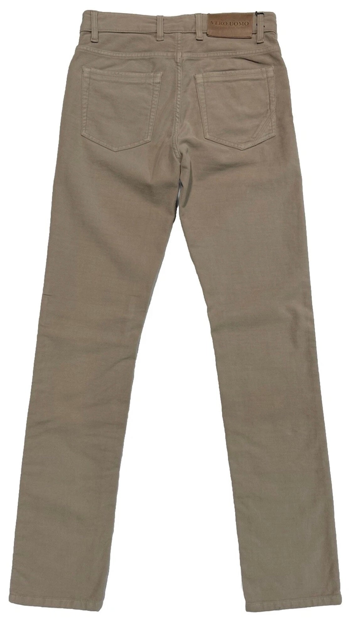 $325 NEW 29 TELERIA ZED VERO UOMO ITALY JEANS CUT 5 POCKET PANTS VINTAGE KHAKI