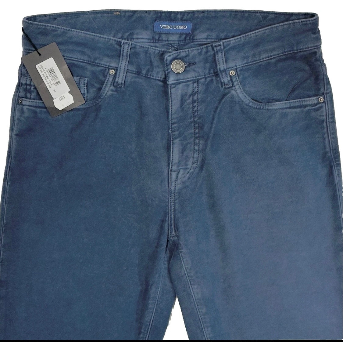 $325 NEW 31 TELERIA ZED VERO UOMO ITALY JEANS CUT 5 POCKET PANTS VINTAGE BLUE