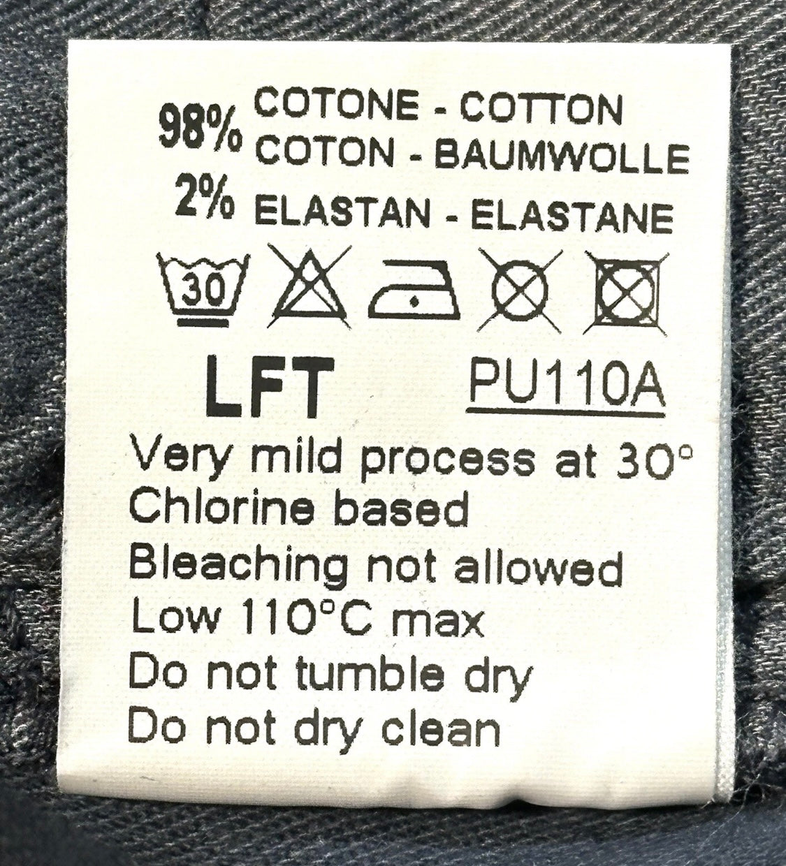 $325 NEW 31 TELERIA ZED VERO UOMO ITALY JEANS CUT 5 POCKET PANTS VINTAGE BLUE