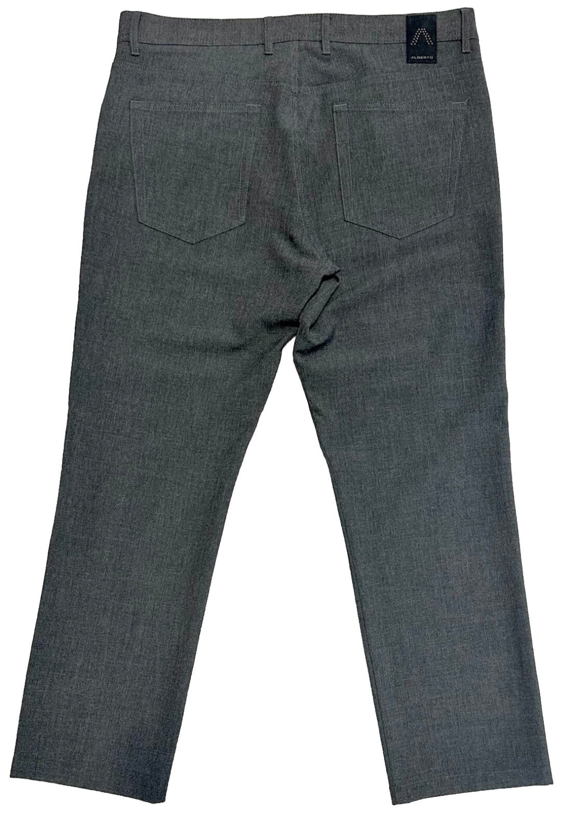 $350 NEW ALBERTO CERAMICA JEANS CUT PANTS MODERN FIT 35 X 28 ADVANCED COMFORT