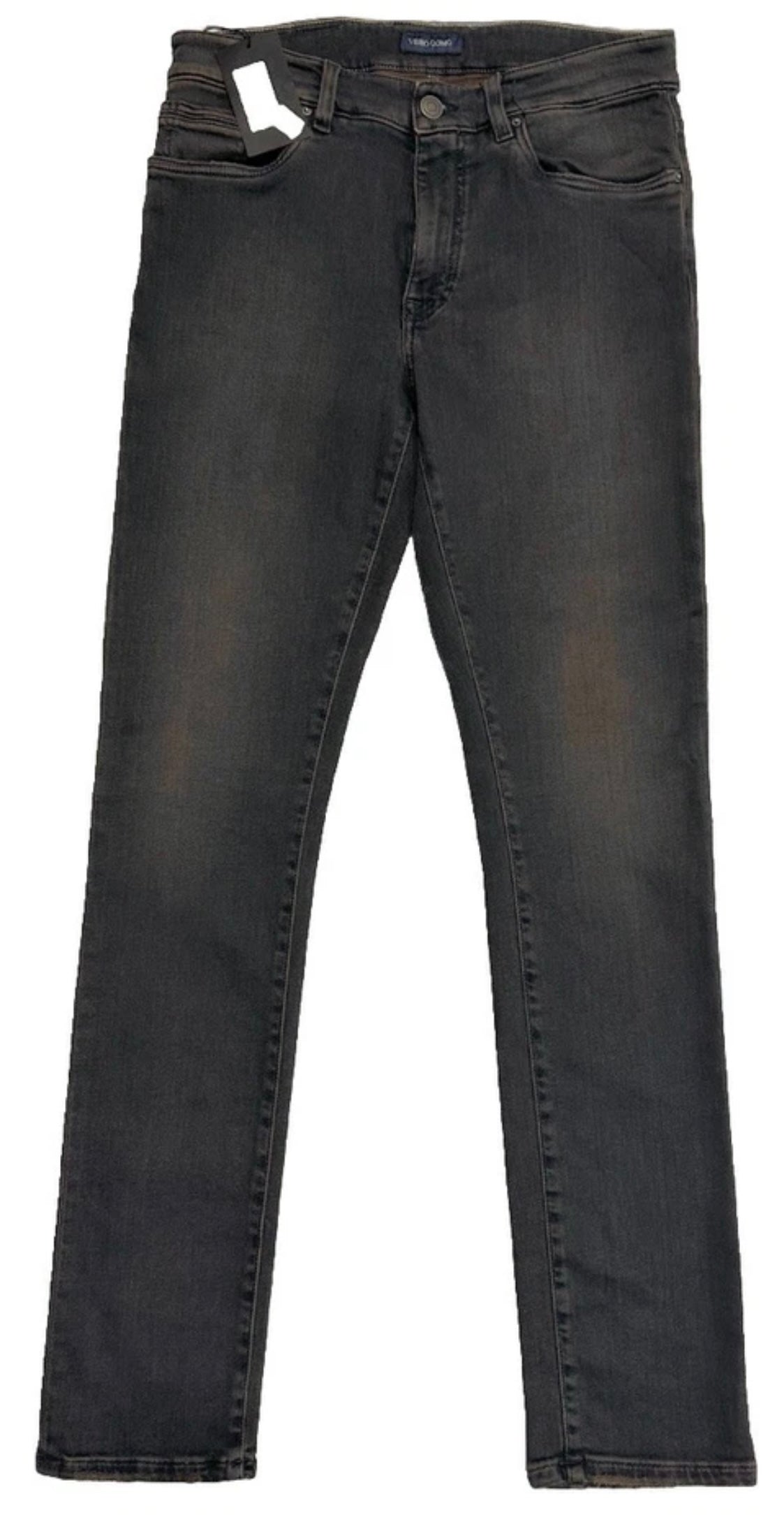 $375 NEW 5 POCKET JEANS PANTS TELERIA ZED FOR VERO UOMO ITALY 33 SLIM STRETCH
