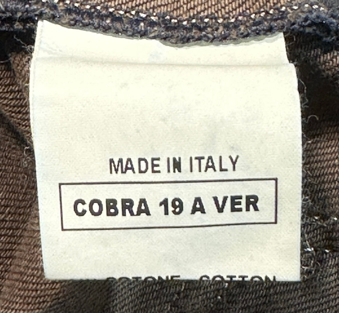 $375 NEW 5 POCKET JEANS PANTS TELERIA ZED FOR VERO UOMO ITALY 33 SLIM STRETCH