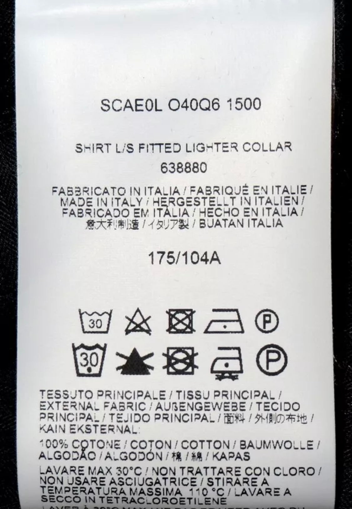 $650 NEW BRIONI DRESS SHIRT L FITTED FIT GRAY 1 PIECE LIGHTER CASUAL COLLAR