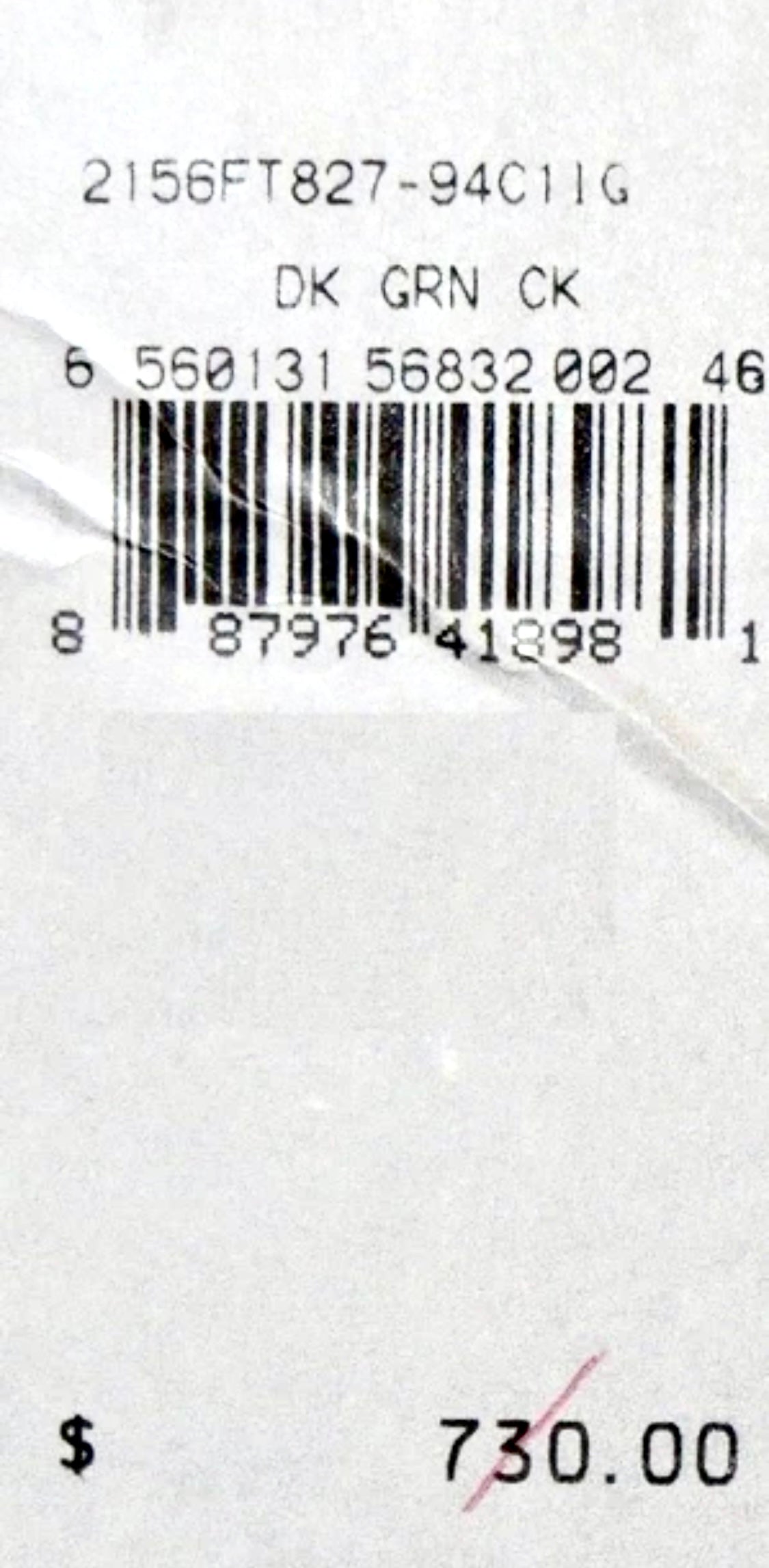 $730 NEW EU 45 17.75 TOM FORD DRESS SHIRT GREEN WHITE BLUE-BLACK CHECK HANDMADE