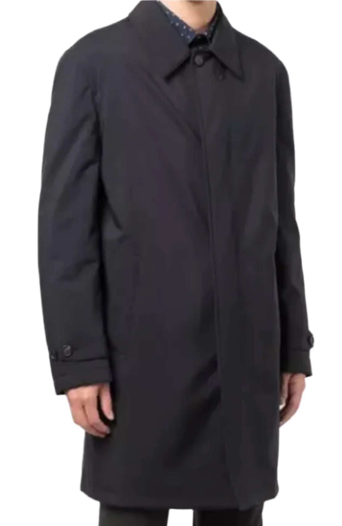 $3500 NEW XL BRIONI COAT MENS TOPCOAT OVERCOAT RAINCOAT MIDNIGHT BLUE OVERSIZED TO BE WORN OVER SUIT