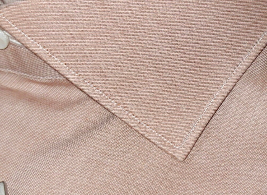 $625 NEW 46 18 BRIONI DRESS SHIRT FITTED FIT HAVANA MENS LUXURY