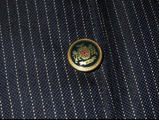 $4550 NEW 48R 48 R BRIONI JACKET SPORT COAT NAUTICAL STRIPE 3 BUTTON CREST BUTTONS