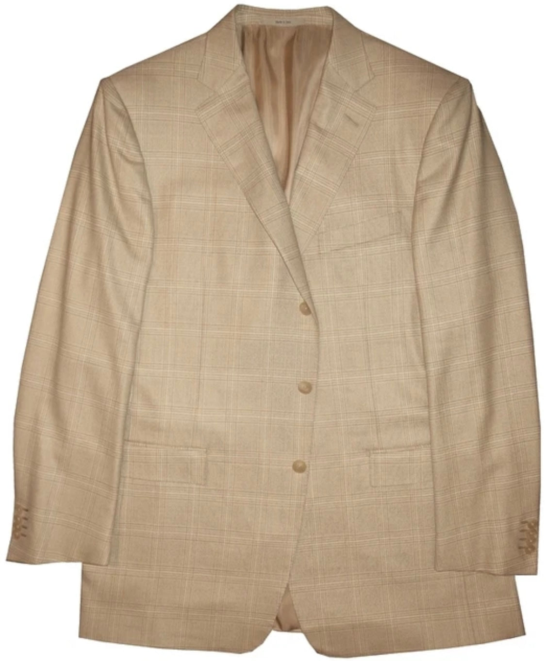 $2595 NEW EU 56 44L 44 L ERMENEGILDO ZEGNA JACKET SPORTCOAT 15 MILMIL SAKS PLAID