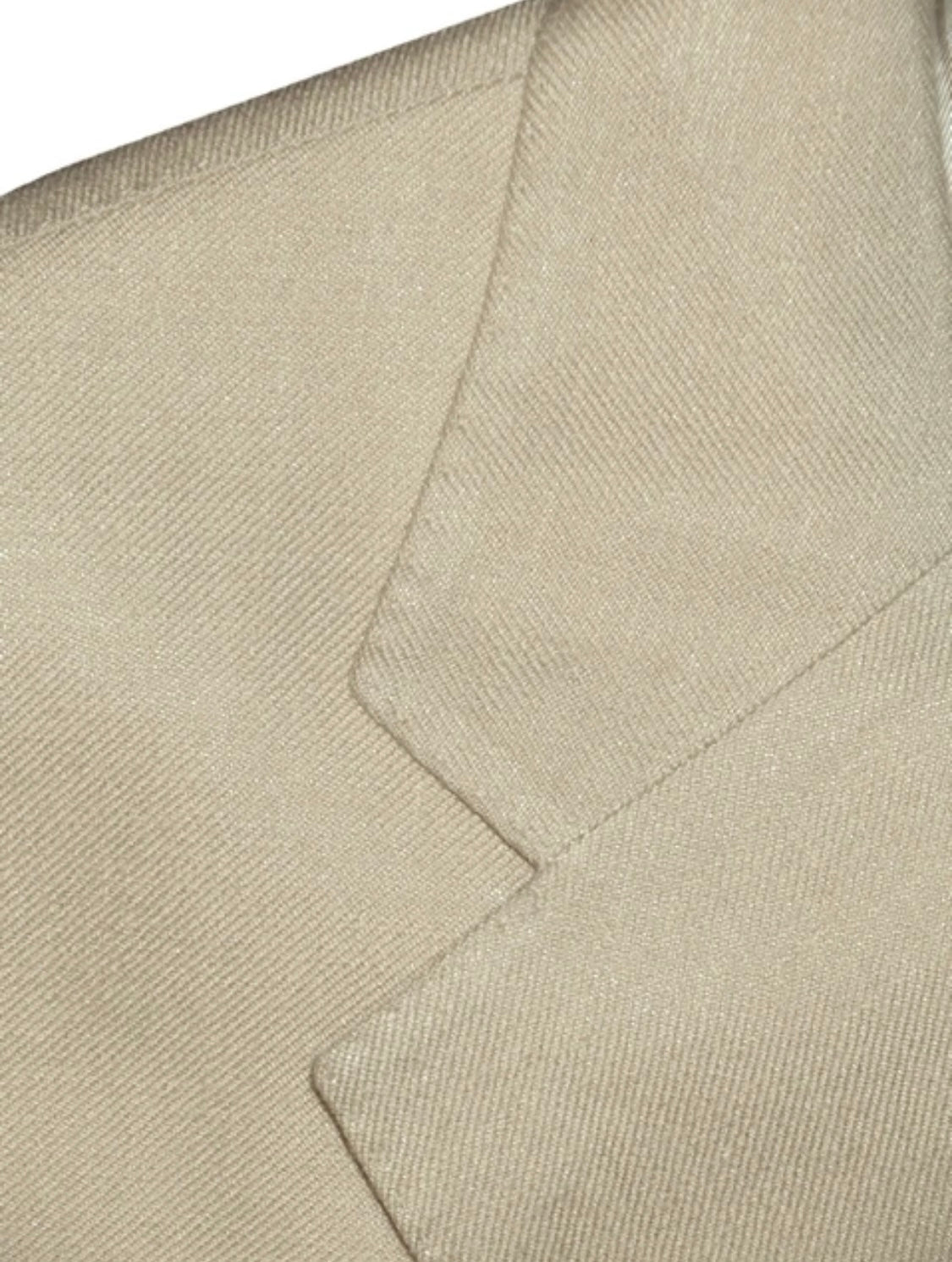 $1695 NEW EU 56 46R 46 R CORNELIANI I.D. SPORTCOAT JACKET ECRU BEIGE MICRO TWILL