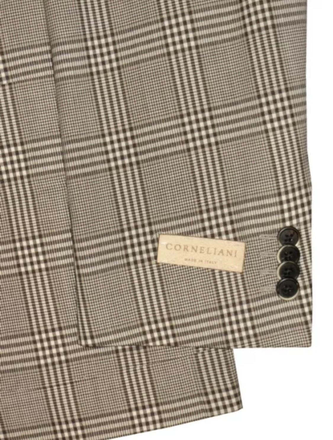 $1695 NEW EU 56 46 L 46L CORNELIANI JACKET MAINLINE SPORTCOAT SPORT PLAID LIGHT