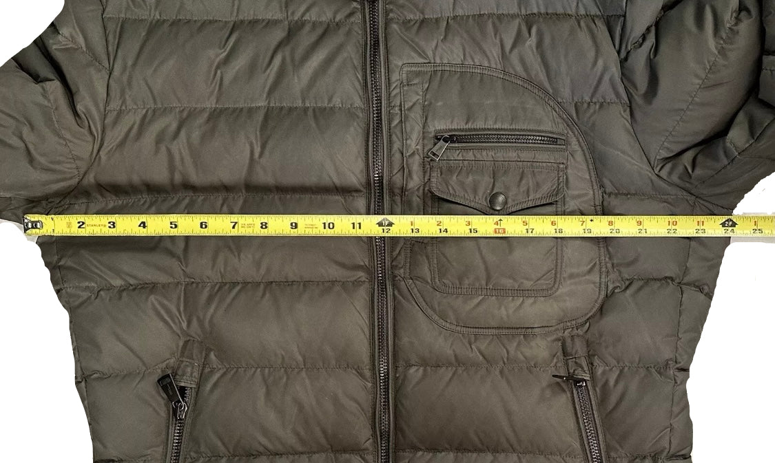 $2895 NEW XL RALPH LAUREN BLACK LABEL SLIM FIT DOWN BUBBLE MILITARY COAT RARE