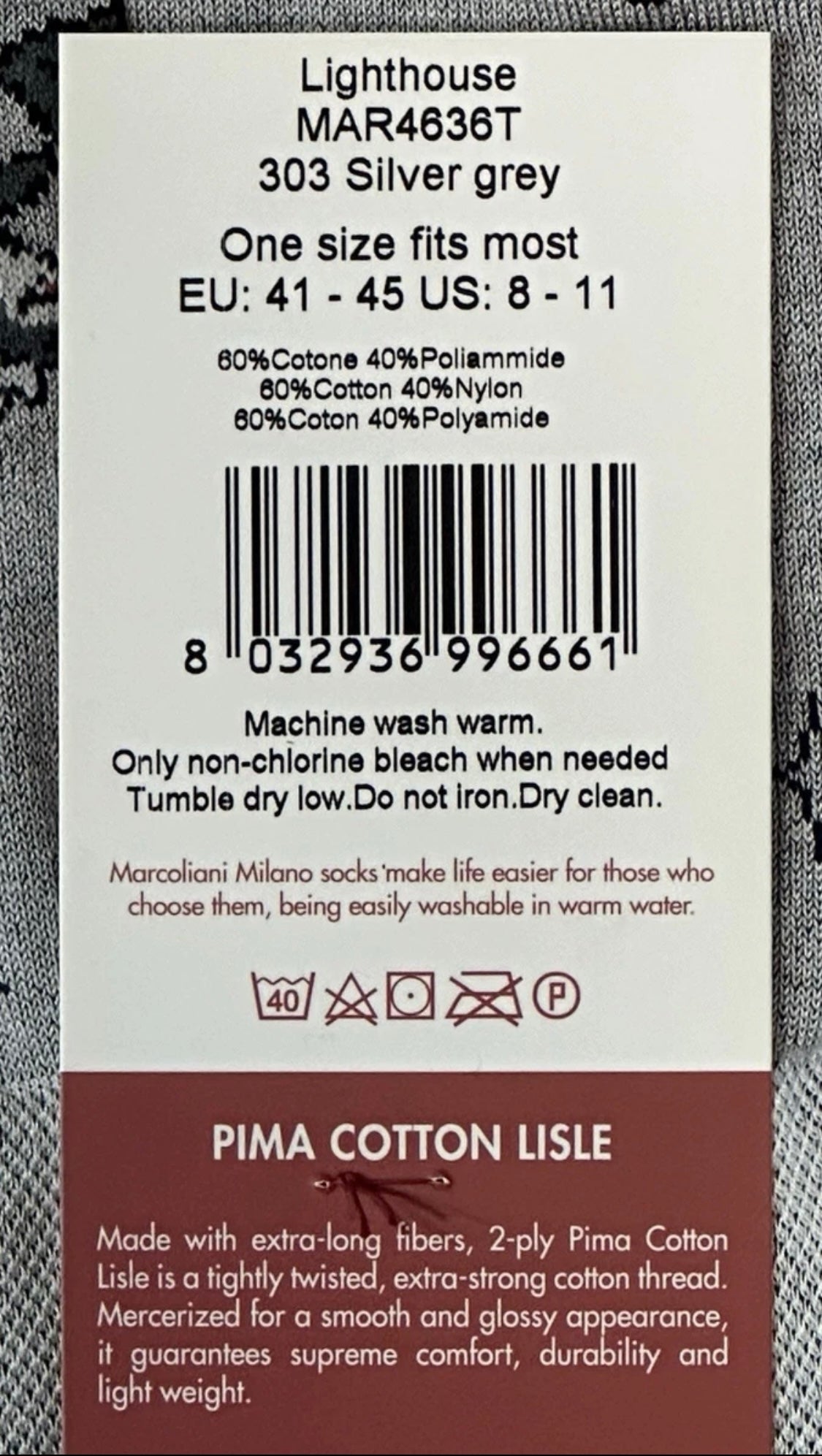 $55 NEW ITALY MARCOLIANI MILANO SOCKS MERCERIZED PIMA COTTON LIGHTHOUSE SHARKS MOTIF SILVER