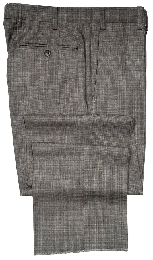 $365 NEW ZANELLA DEVON DRESS PANTS - GRAY MELANGE