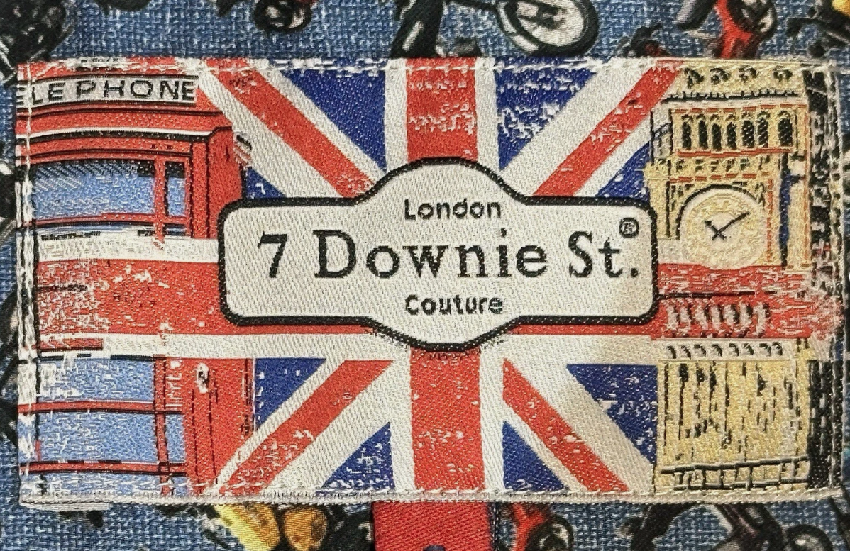 $285 NEW 4XL SHORT SLEEVE CAMP SHIRT MOTORCYCLES MOPEDS & SCOOTERS THEMED BIG TALL 7 DOWNIE