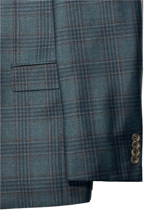 $1995 NEW JACK VICTOR SPORTCOAT JACKET 44 R SUPER 130’S ITALIAN WOOL GREEN 44R