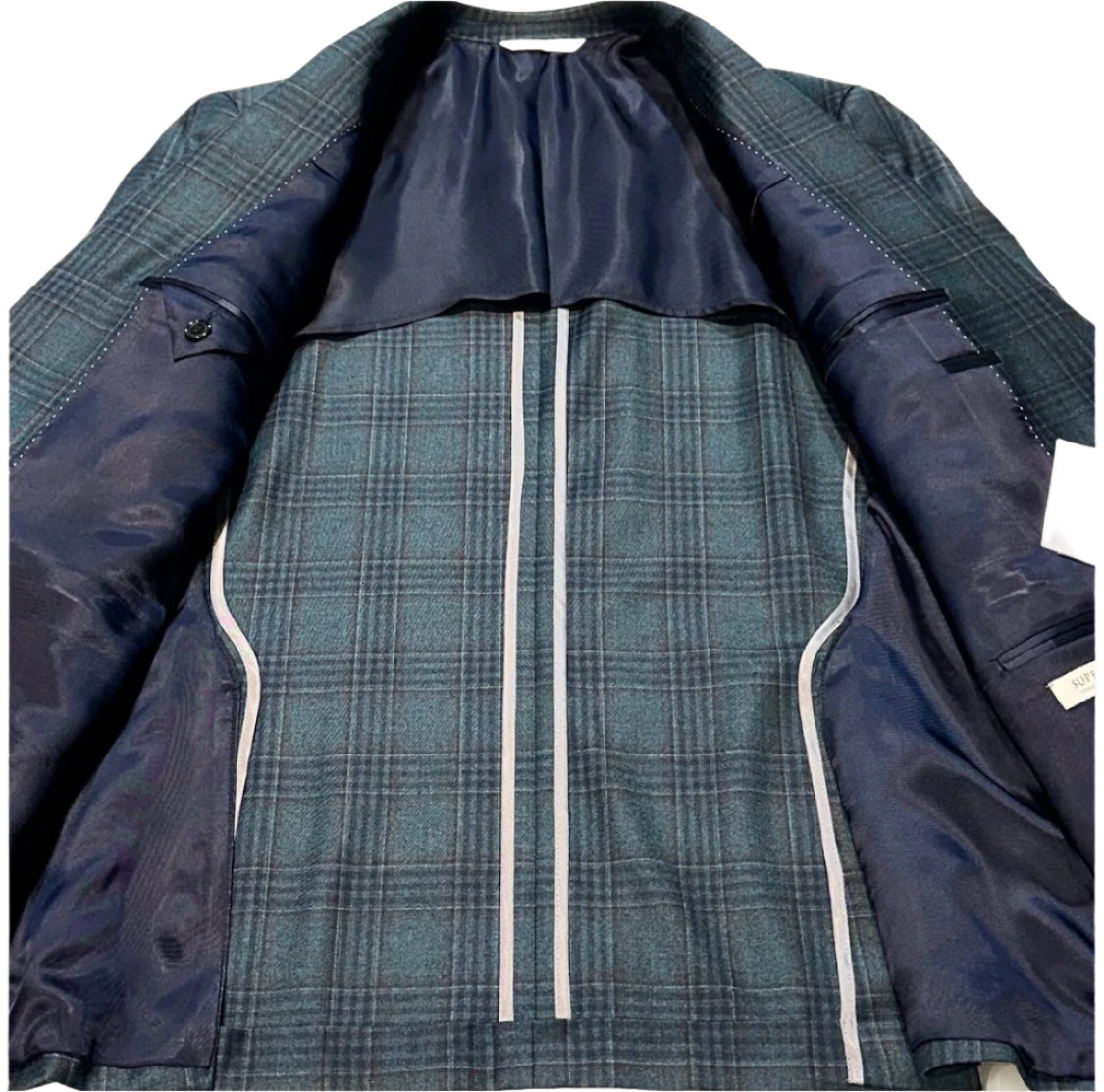 $1995 NEW JACK VICTOR SPORTCOAT JACKET 38 R SUPER 130’S ITALIAN WOOL GREEN 38R