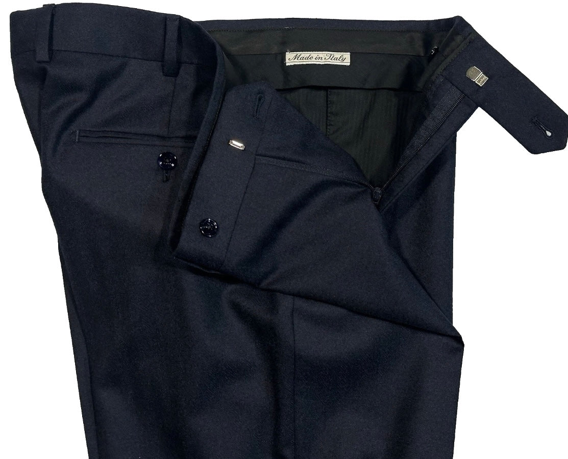 $4995 NEW EU 50 / FITS US 38R 40R BELVEST SUIT 3 PC FULLY HANDMADE MIDNIGHT NAVY JACKET VEST PANTS 38 R 40 R