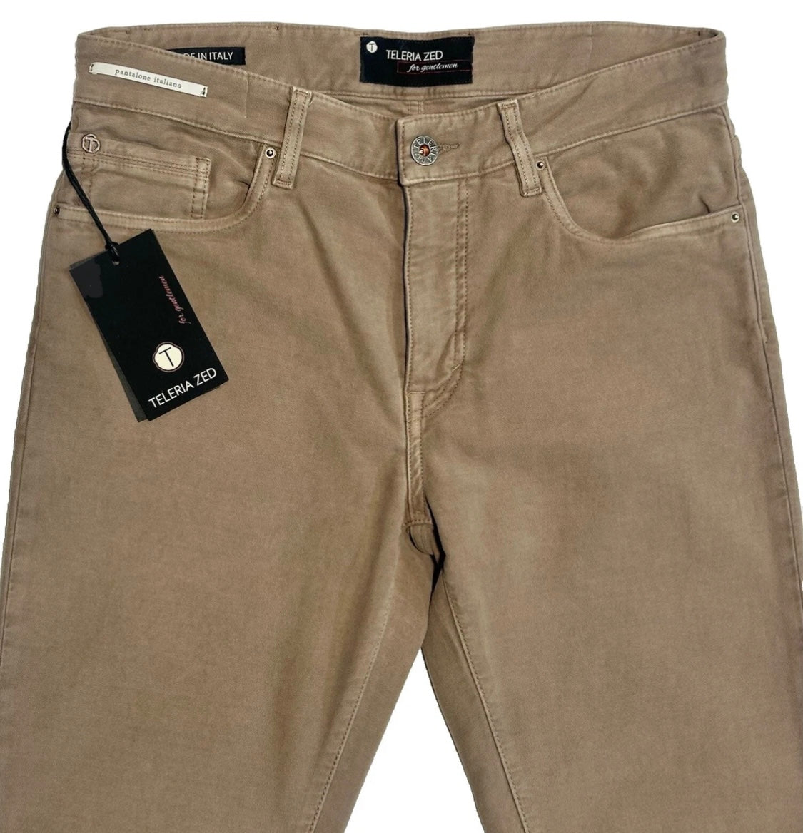 $325 NEW 34 TELERIA ZED INDIGOZED ITALY JEANS CUT 5 POCKET PANTS SOFT VINTAGE WASH