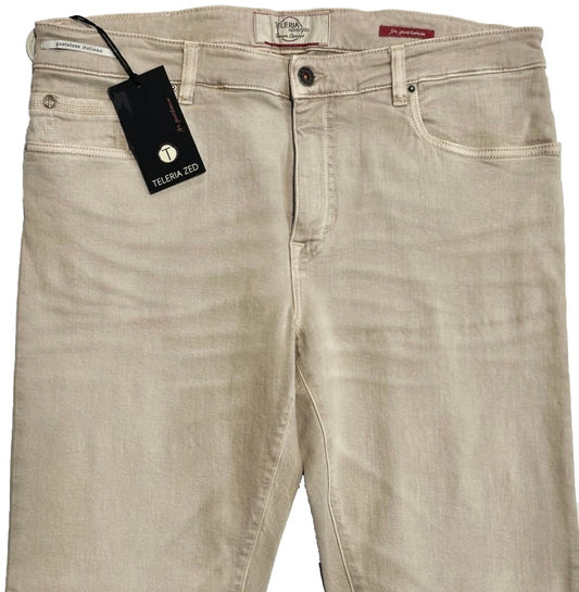 $450 NEW 38 TELERIA ZED INDIGOZED ITALY 5 POCKET SELVEDGE JEANS PANTS