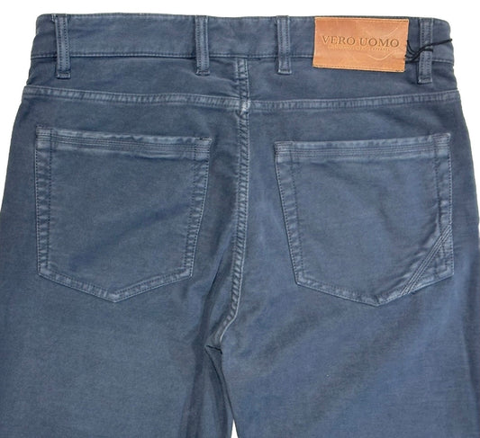 $325 NEW 31 TELERIA ZED VERO UOMO ITALY JEANS CUT 5 POCKET PANTS VINTAGE BLUE