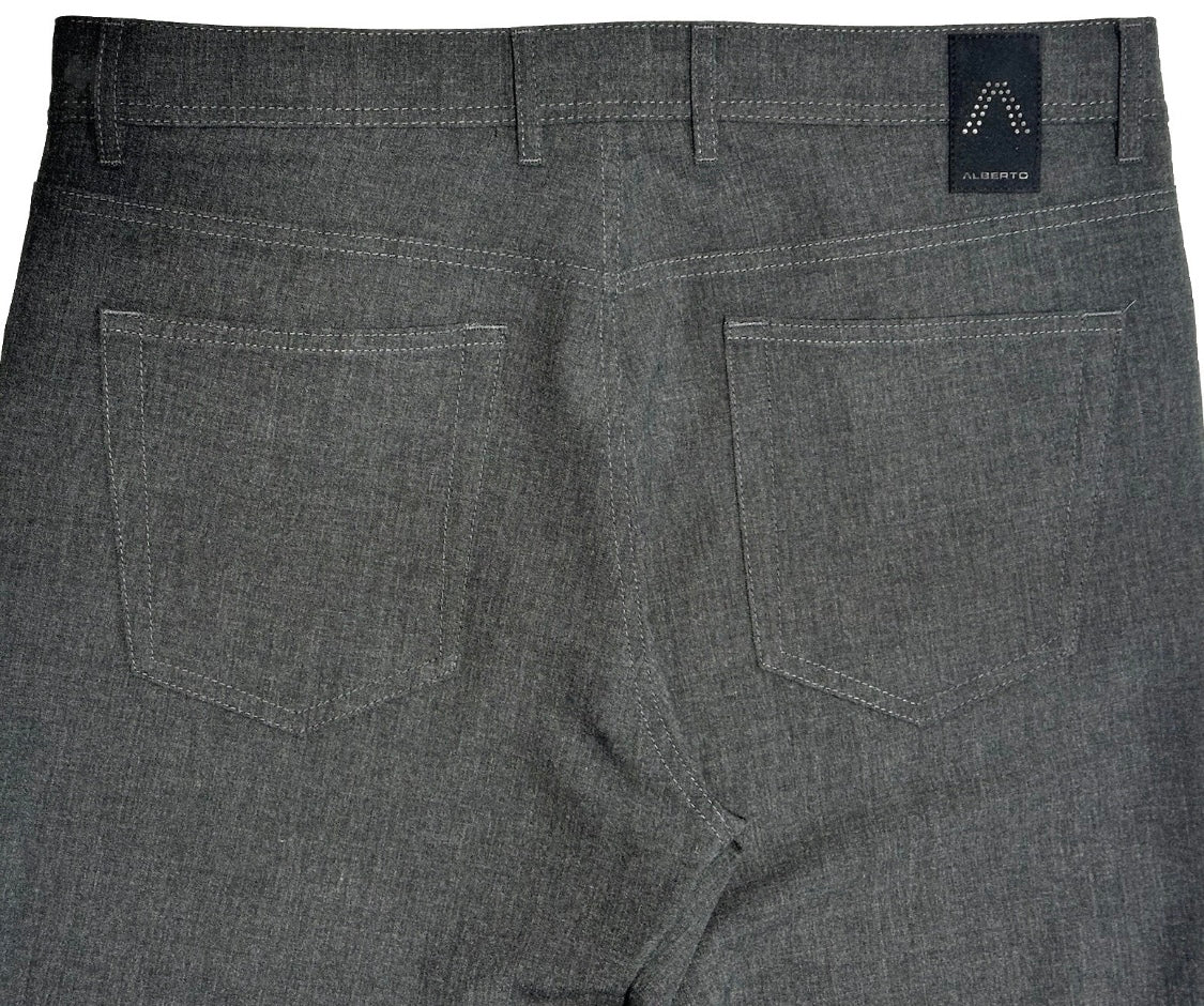 $350 NEW ALBERTO CERAMICA JEANS CUT PANTS MODERN FIT 35 X 28 ADVANCED COMFORT