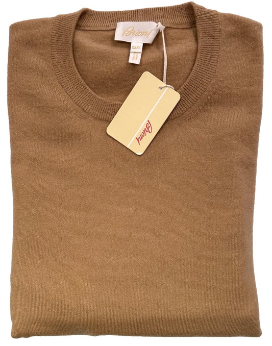 $2350 NEW 3XL XXXL BRIONI 100% CASHMERE SWEATER KNIT CREW NECK